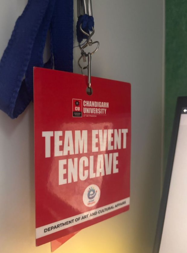 Team Event Enclave badge, Department of Art and Cultural Affairs, Chandigarh University